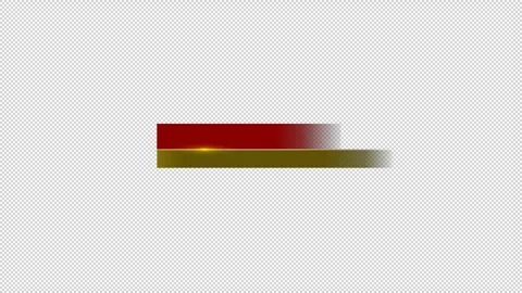 Red modern header name background animation, alpha channel Stock Footage 243583839
