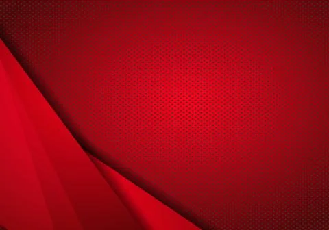 Red Modern Technology Design Background with dots Texture. abstract metallic  Stock Illustration