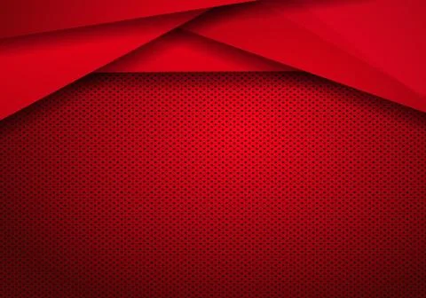 Red Modern Technology Design Background with dots Texture. pattern design mod Stock Illustration