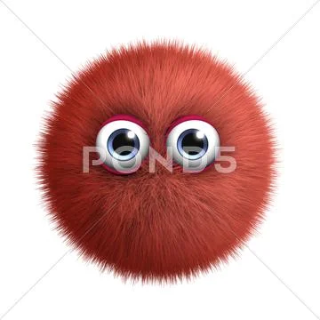 Red monster Stock Illustration