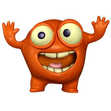 Red monster Stock-Illustration