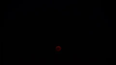 Red Moon Stock Footage 93305214