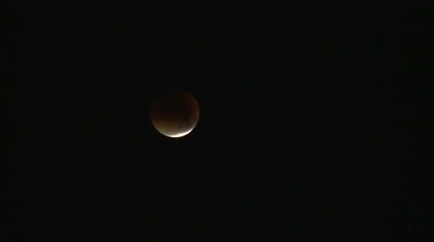 Red Moon Total Eclipse Stock Footage 55293871