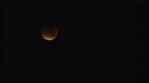 Red Moon Total Eclipse Stock Footage 55294104