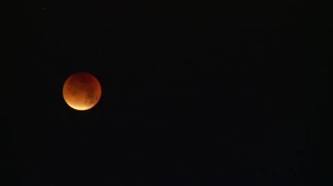 Red Moon Total Eclipse Stock Footage 55299982