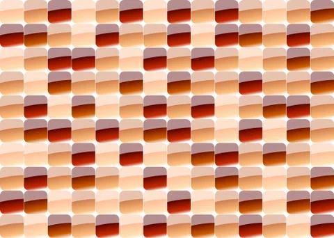 Red mosaic Stock Illustration