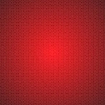 Red Mosaic Tile Honeycomb Vector Background. Stock Illustration