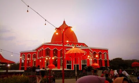 Red Mosque Stock Photos