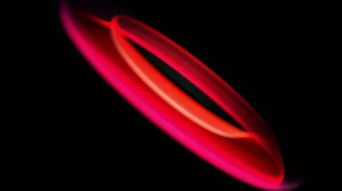 Red Motion Ring On Black Background loopable Stock Footage 39465502