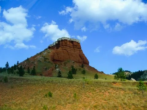 Red mount Foto stock