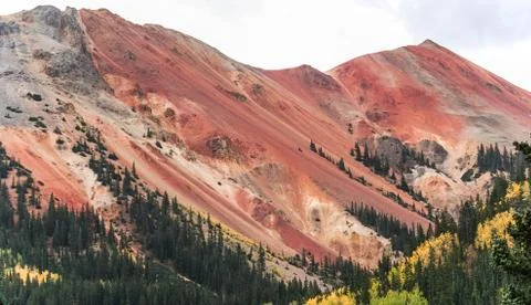 Red mountain Foto stock