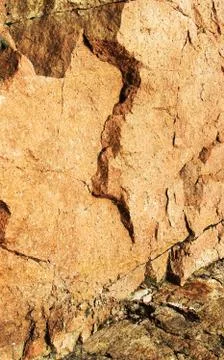 Red mountain stone Stock Photos