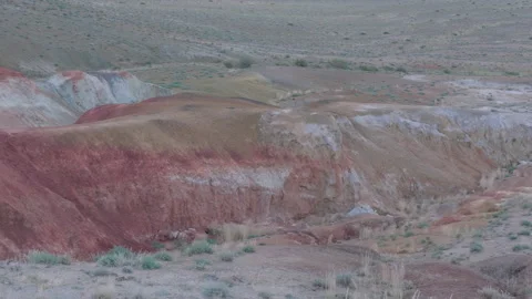 Red mountains of Altai Stock Footage 171756809
