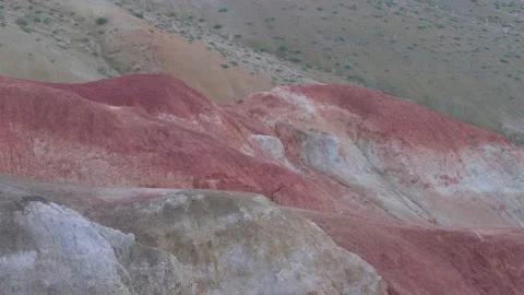 Red mountains of Altai Stock Footage 171757162