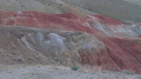 Red mountains of Altai Stock Footage 171758300