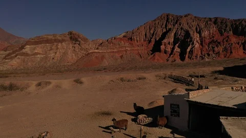 Red Mountains Stock Footage 116953916