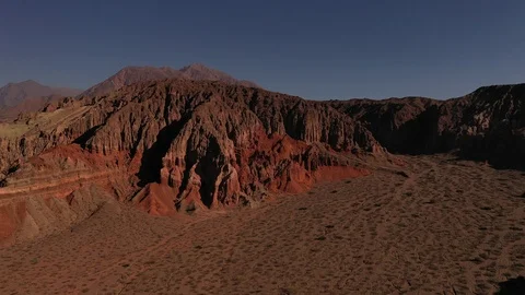 Red Mountains Stock Footage 116954838