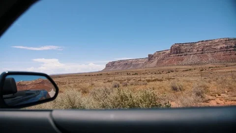 Red Mountains Panorama Stock Footage 79091205