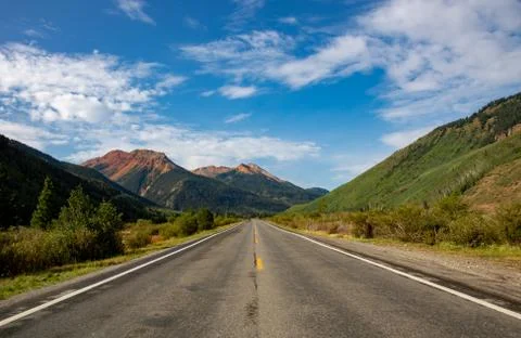 The Red Mountains Stock Photos