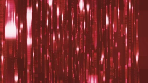 Red moving data blocks background loop 스톡 동영상 91368869