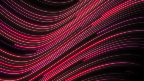 Red Moving Lines,Moving Lines of Fiber Optic Network,Fiber Optics Stock Footage 280852198