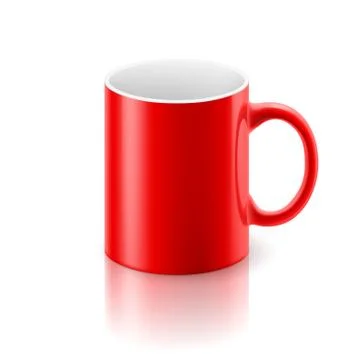 Red mug Stock Illustration