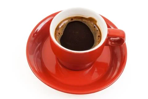 Red mug Stock Photos