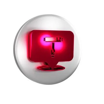 Red Multi-Function All-In-One portable skate tool T-tool for skateboard, lo.. Stock Illustration