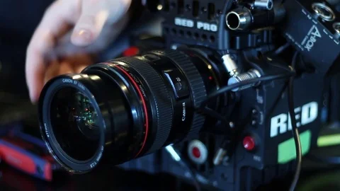 Red MYSTERIUM X Camera_4 Stockbeeldmateriaal 81917029