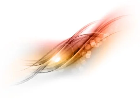 Red mystical shape Stock Illustration