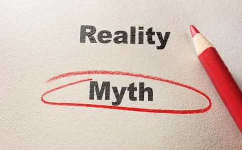 Red myth circle Stock Photos