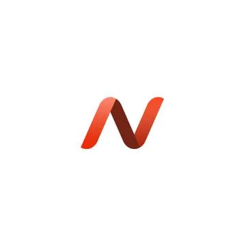 Red n letter Stock Illustration