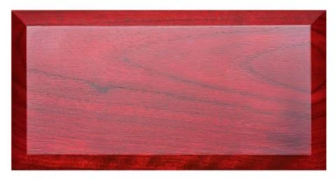 Red nameplate Stock Photos