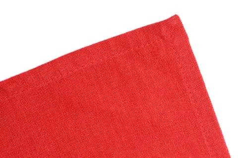 Red napkin texture Stock Photos