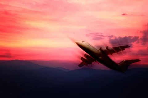 Red nature background Stock Illustration