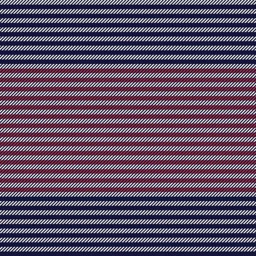 Red Navy Horizontal Striped seamless pattern design Illustrazione stock