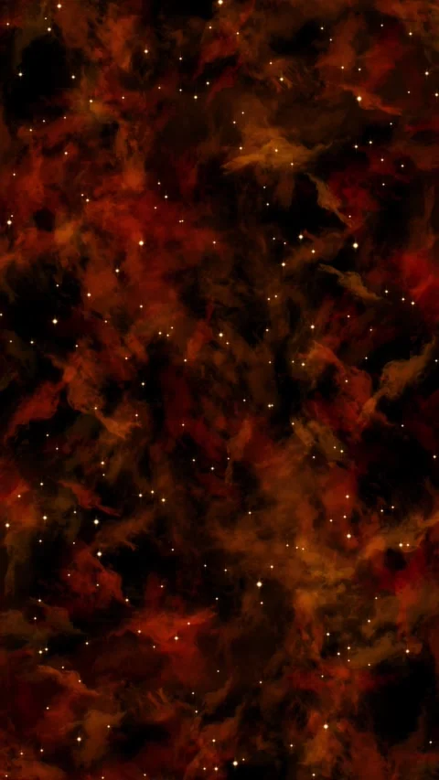 Red Nebula Clouds Vertical Stock Footage 338167856