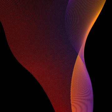 Red neon abstract gradient linear background. bright print Stock Illustration