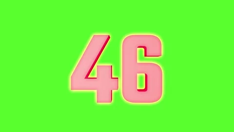 Red Neon bright glowing countdown timer from 60 to 0 seconds. Stock Footage 242352980