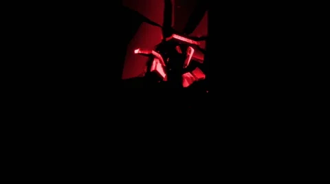 Red Neon Explosive Elements - 18 Stockbeeldmateriaal 68416070