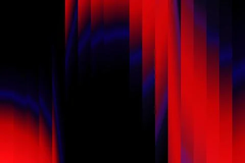Red Neon Gradient Reflection Ribbed Fractal Background Stock Illustration