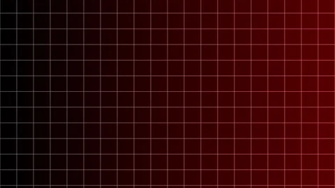 Red neon grid lines animation on dark background Stock Footage 335651350
