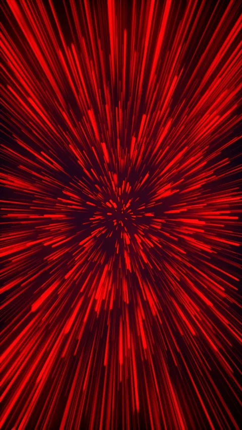 Red neon lasers loop moving at fast speed, glowing moving streams of light. Stock Footage 272477656