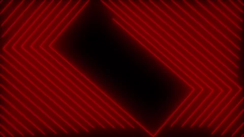 Red neon line box 4k animation video with black background Stock Footage 325415907