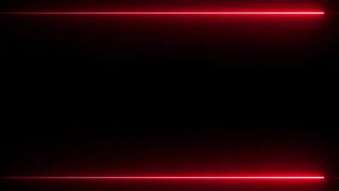 Red neon lines forming abstract geometric frame border motion background. Stock Footage 334906361