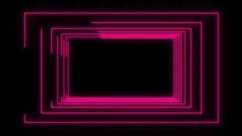 Red Neon Loop with glowing gradient arrows 動画素材 245254418