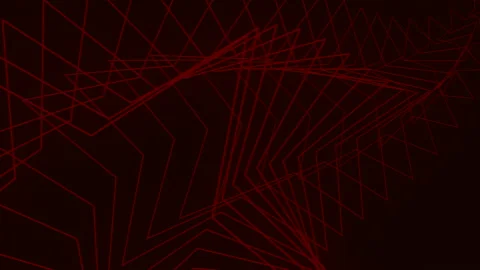 Red neon repeat lines on black gradient Stock Footage 221458077