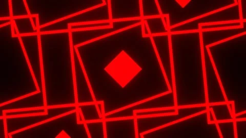 Red Neon Strobe Geometric Angles Shapes and Lines Background VJ Loop in 4K Stock Footage 341675620