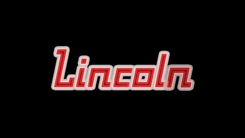 Red Neon Text Animation Clip on Black Background Video stock 332029574