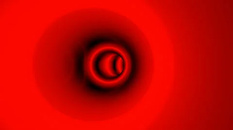 Red neon tunnel Stock Footage 32185908
